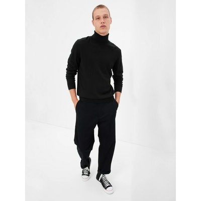 GAP Вълнен пуловер мерино с поло яка GAP GAP | Cheren | МЪЖЕ | XS