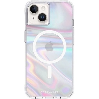 Púzdro Case Mate Soap Bubble holografické s MagSafe iPhone 14 Plus - čiré