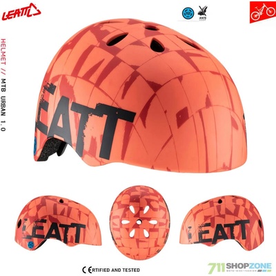 Leatt MTB Urban 1.0 V22 coral 2022