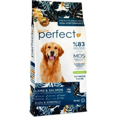 bilmama Perfect dog adult lamb salmon - висико качествена храна за пораснали кучета от всички породи, 15 кг - Турция