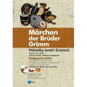 Pohádky bratří Grimmů - Märchen der Brüd - Kniha + CD audio, MP3