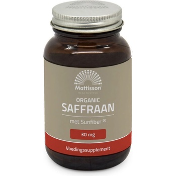 Mattisson Healthstyle Шафран Sunfiber® Органик 30 mg 60 капсули | Mattisson Healthstyle (MT2617)