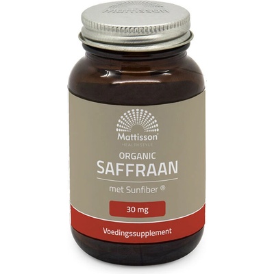 Mattisson Healthstyle Шафран Sunfiber® Органик 30 mg 60 капсули | Mattisson Healthstyle (MT2617)