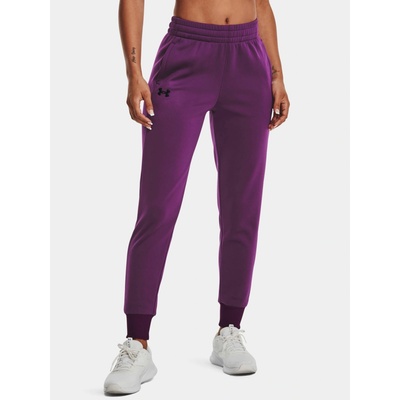 Dámske tepláky Under Armour Armour Fleece Jogger-PPL fialové
