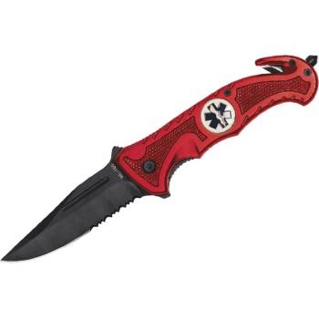 MIL-TEC Záchranářský nůž červená