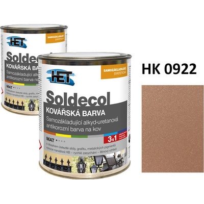 Het Soldecol Kovářská Barva 0,75L | HK 0922 tmavě hnědá