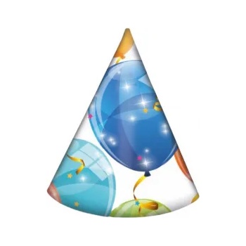 Image 1 of Procos Шапки за парти Блестящи балони 6 бр