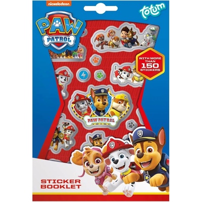 Lowlands Samolepkový blok A5 Tlapková patrola Paw Patrol 150ks v sáčku