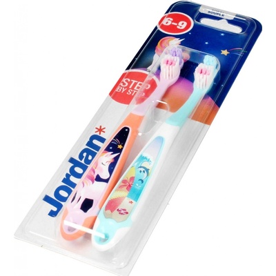 Jordan Step by Step dětský zubní kartáček 6-9 let Soft