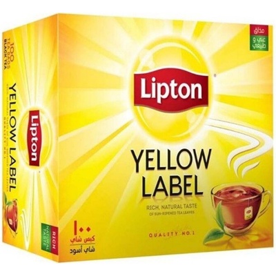 Lipton Tea Bags Kvalitní černý čaj v sáčcích pro každodenní osvěžení 100 ks