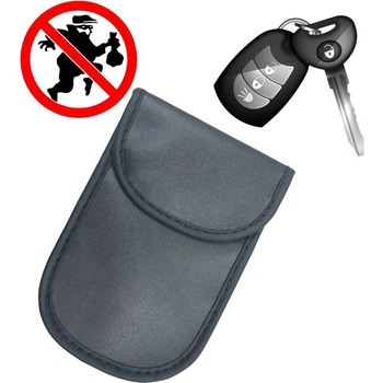 Púzdro MG Signal Blocking blokovanie signálu ovládača auta 14x10cm, čierne