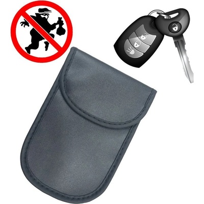 Púzdro MG Signal Blocking blokovanie signálu ovládača auta 14x10cm, čierne