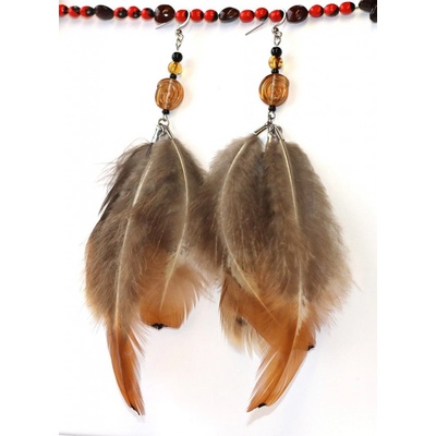 JoyKa Pírkové Naušnice Víla Země Tancuje z Vesela Ponořená do Hloubky Wild Spirit 3720