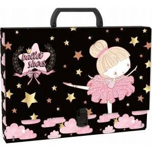 DERFORM Hard briefcase with racka A4 Ballerina 12