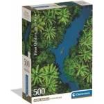 Clementoni -CLE puzzle 500 Compact Tropical Aerial View 35592