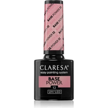 Claresa UV/LED Base Power основен лак за нокти с гел цвят 12 5 гр