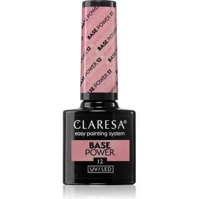 Claresa UV/LED Base Power основен лак за нокти с гел цвят 12 5 гр