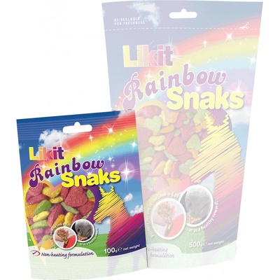 Likit Snaks rainbow pamlsky pro koně 0,1 kg