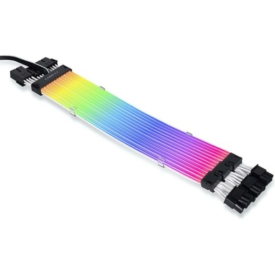 Lian Li Захранващ кабел Lian Li Strimer Plus V2 12VHRPWR (G89. PW168-8PV2.00), от 6+2pin(м) към 6+2pin(ж), RGB подсветка (G89.PW12-PV2.00)