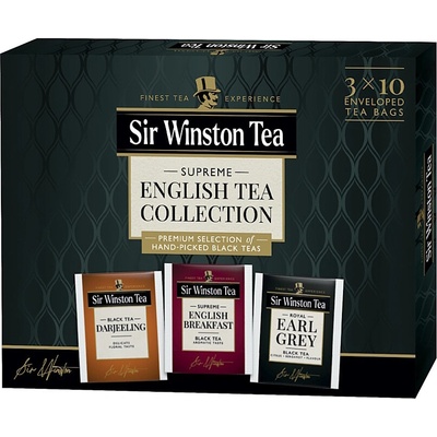 SIR WINSTON English tea collection čiernych čajov 3 x 10 sáčkov