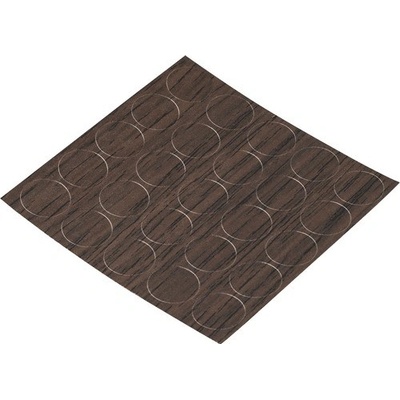 Krytka samolepiaca 14 mm 25 ks wenge