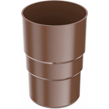 Covernit Plastová spojka pre odkvapový zvod PVC 63 mm hnedá