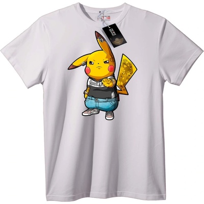 NOONEBRAND Тениска Pikachu Boss - M, Black