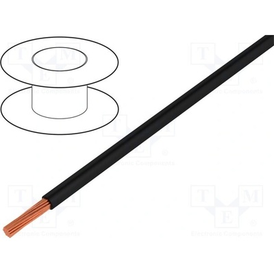 Stäubli 60.7020-21 FlexiStrom lanko Cu 25mm2 PVC černá 1,5kV 50m