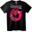 NOONEBRAND Тениска Опасна Красива Роза - 2XL, Black