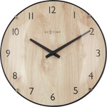 NeXtime Стенен или настолен часовник Edge Wood Mini (3532) Будилник