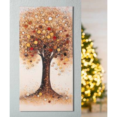 Gilde Gilde Obraz stromu "Herbstbaum" jesenná koláž