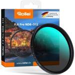 Rollei 82mm F: X Pro Variable ND8-ND512 round filter made of glass - 26459 (26459)