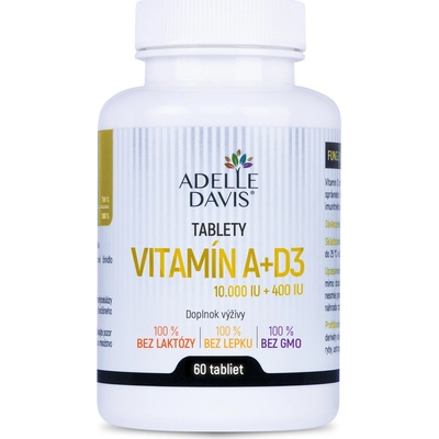 Adelle Davis Vitamín A+D3 10.000+400 IU 60 tabliet