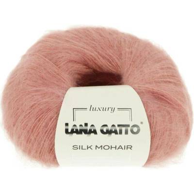 Lana Gatto Silk Mohair 14393 starorůžová