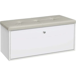 Bogdan Furniture G Шкаф за обувки Мебели Богдан модел 100, Бяло и бежово - memo