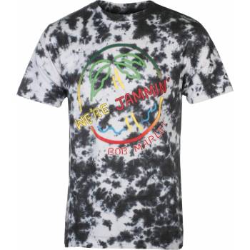 Image 1 of ROCK OFF мъжка тениска Bob Marley - Неонов Знак - БЯЛО Боядисване с Потапяне - ROCK OFF - BMATS31MDD