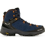Salewa Мъжки туристически обувки Salewa Alp Trainer 2 Mid GTX Walking boots - Dark Denim / Fluo Orange - размер 47 (EU) (019-0596-0423)