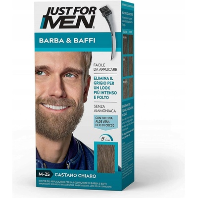 Just For Men Hair Mustache And Beard M-25 LIGHT BROWN světle hnědá