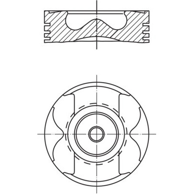 Piest MAHLE ORIGINAL 021 PI 00129 002 (021PI00129002)