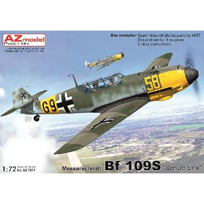 AZ Model 1/72 Bf 109S "Schule Emil"