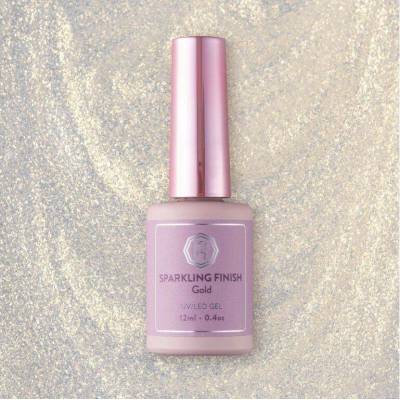 Ruscona SPARKLING FINISH gel GOLD 12 ml