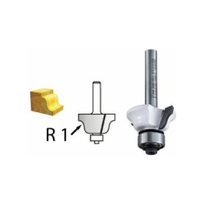 Profilová fréza s ložiskem stopka 6mm, 28,6x13x55mm, Makita D-48810