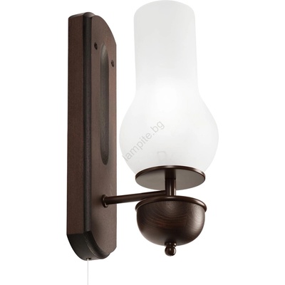 Brilagi - LED Аплик COTTAGE 1xE14/40W/230V бук/бял (BG1502B)