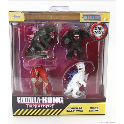 Jada Figures Set 4x GodzillaSkar KingKongShimoCm. 6.0Různé 1:64