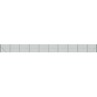 zahrada-XL Drátěný plot s přírubami zelený 1,6 x 25 m