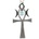 Alchemy gothic чокър ALCHEMY GOTHIC - Witch Ankh Of Menouithis - P972
