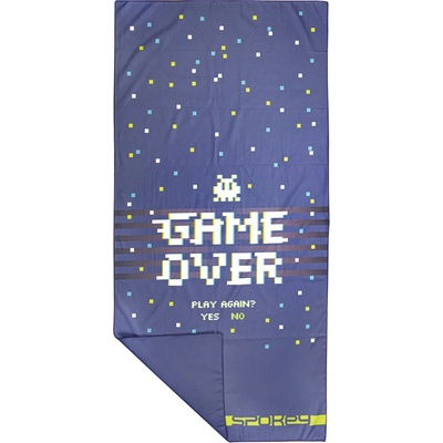 Spokey GAME OVER Rýchleschnúci športový uterák 80x160cm