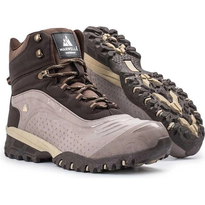 Marwells Мъжки туристически боти - Кафяви 20210835582 (362202_Кафяво)