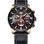 Curren Часовник curren fo-14228 - Черен / Червен kp14228 Часовници