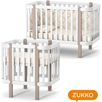 Gekko Kids kolébka Zukko bílá / cappuccino